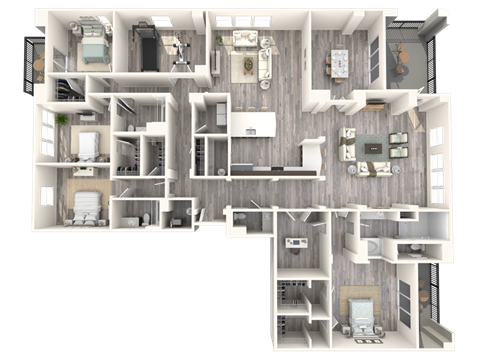 Penthouse Floor Plan at Paramount on Lake Eola, Orlando, FL, 32801